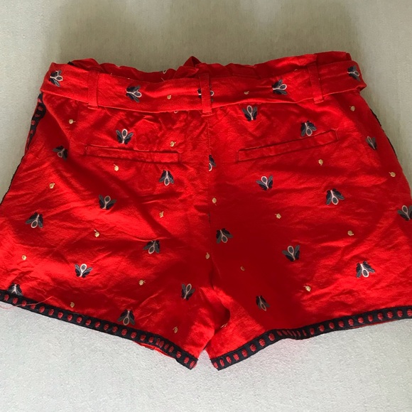 LOFT Linen Firefly Shorts with Tie - Picture 4 of 5